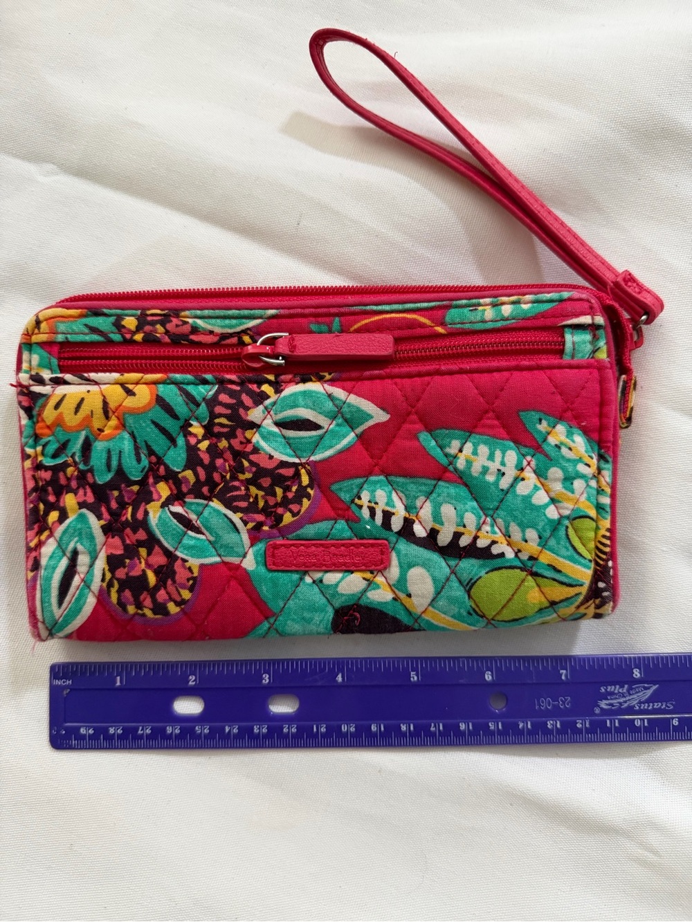 Vera Bradley Quilted Floral Wristlet Wallet - Pink